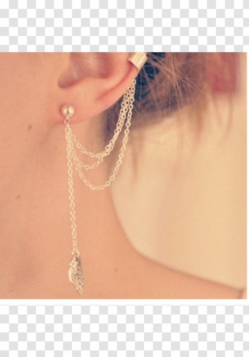 Earring Кафф Gold Tassel Metal - Fashion Accessory Transparent PNG