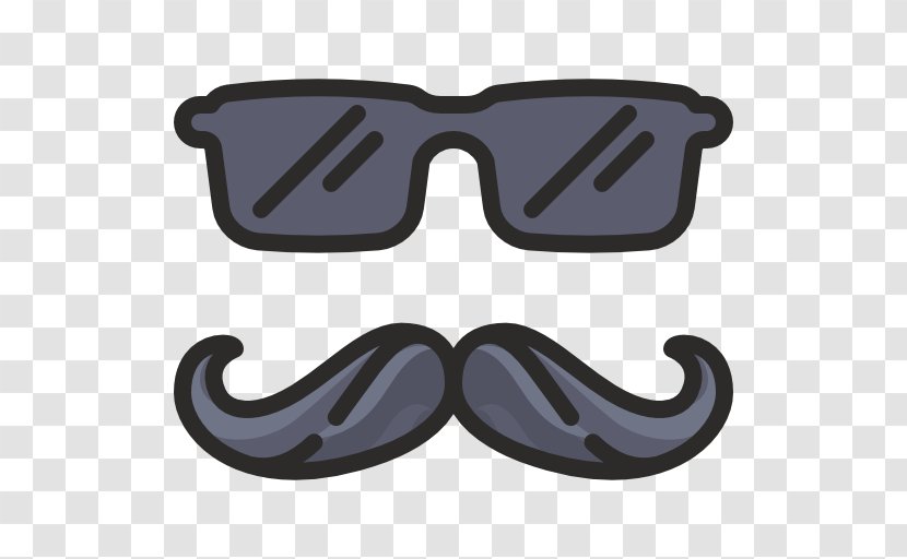 Goggles Sunglasses - Moustache - Glasses Transparent PNG
