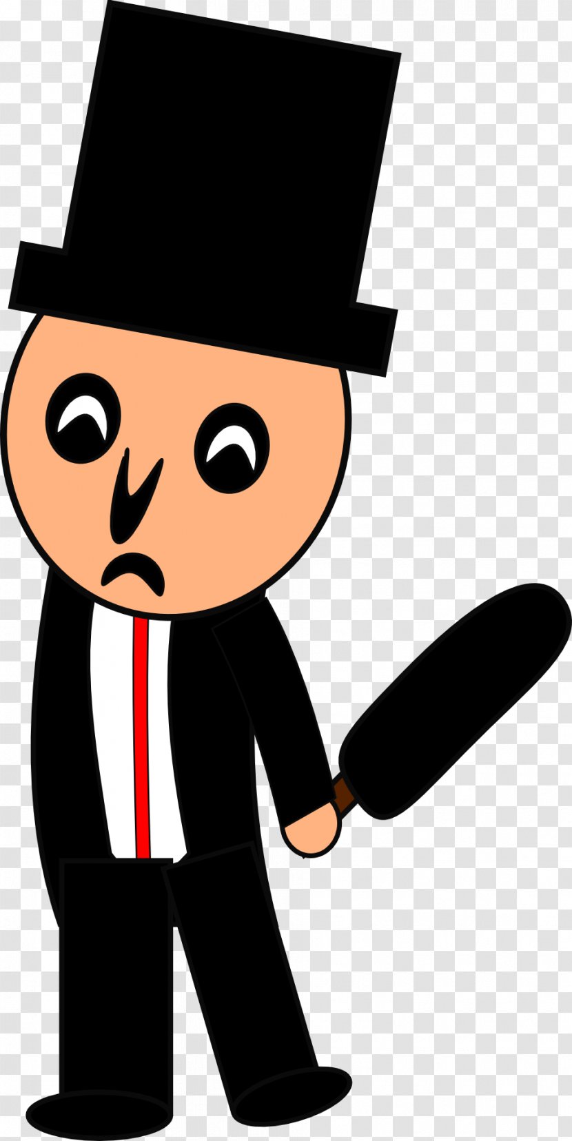 Cartoon Gentleman - Finger Transparent PNG