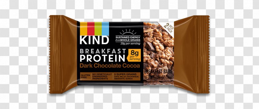 Breakfast Chocolate Chip Cookie Bar Kind Protein - Health Transparent PNG