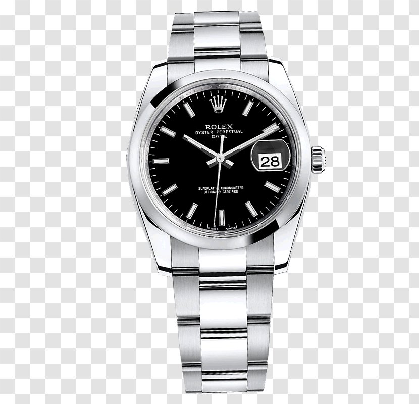 Rolex Datejust Daytona Automatic Watch - Brand - Black Mechanical Male Transparent PNG