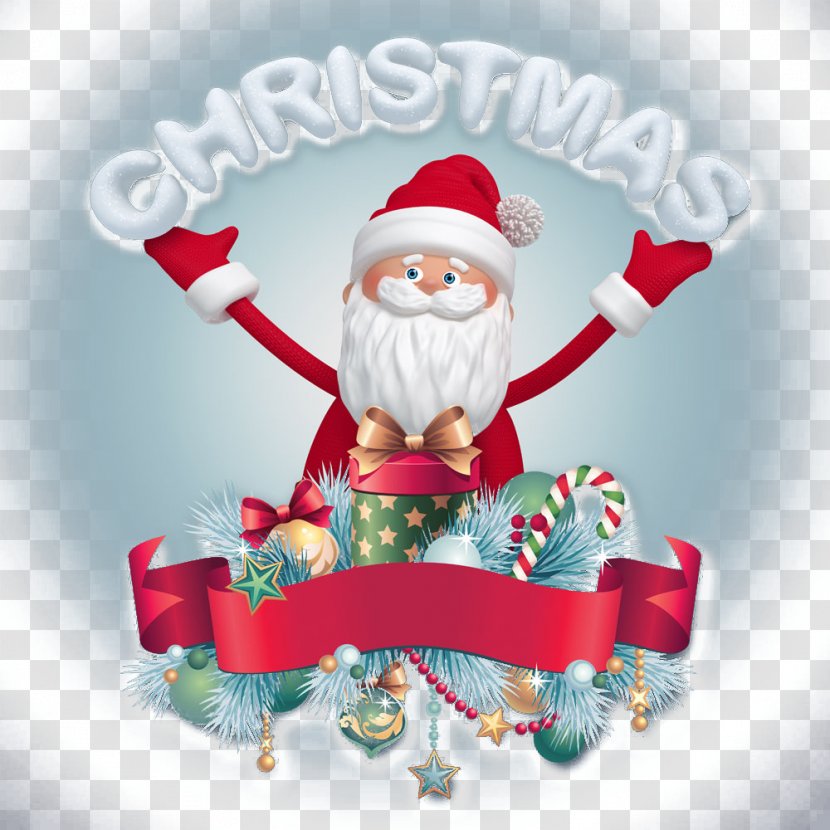 Santa Claus Christmas Wish New Year Wallpaper Transparent PNG