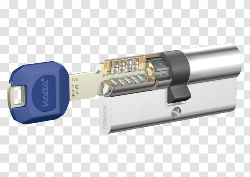 Cylinder Lock Dormakaba Key System - Kaba Transparent PNG
