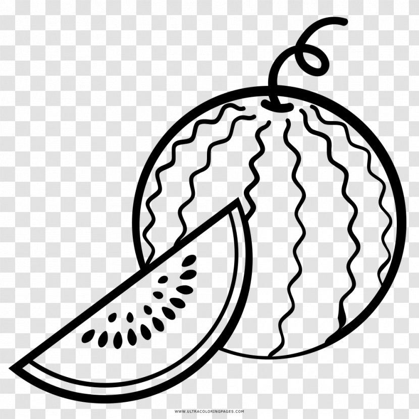 Drawing Coloring Book Watermelon Line Art - Tree - Wassermelone Clipart Transparent PNG