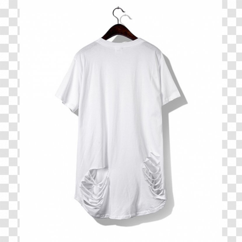 T-shirt Dress Sleeve Blouse Clothing - Hip Hop Fashion - White Tshirt Transparent PNG