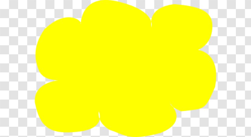 Yellow Drawing Cloud Clip Art - Clouds Transparent PNG