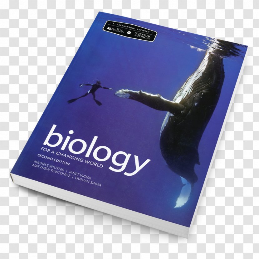 Scientific American Biology For A Changing World With Core Physiology Brand Product Font - Magazine Cover Design Transparent PNG