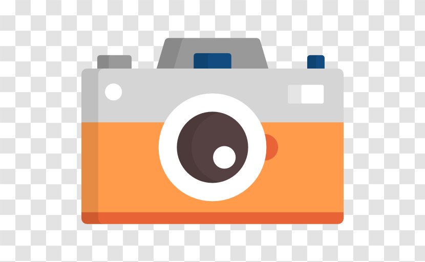 Logo Camera Technology - Orange Transparent PNG