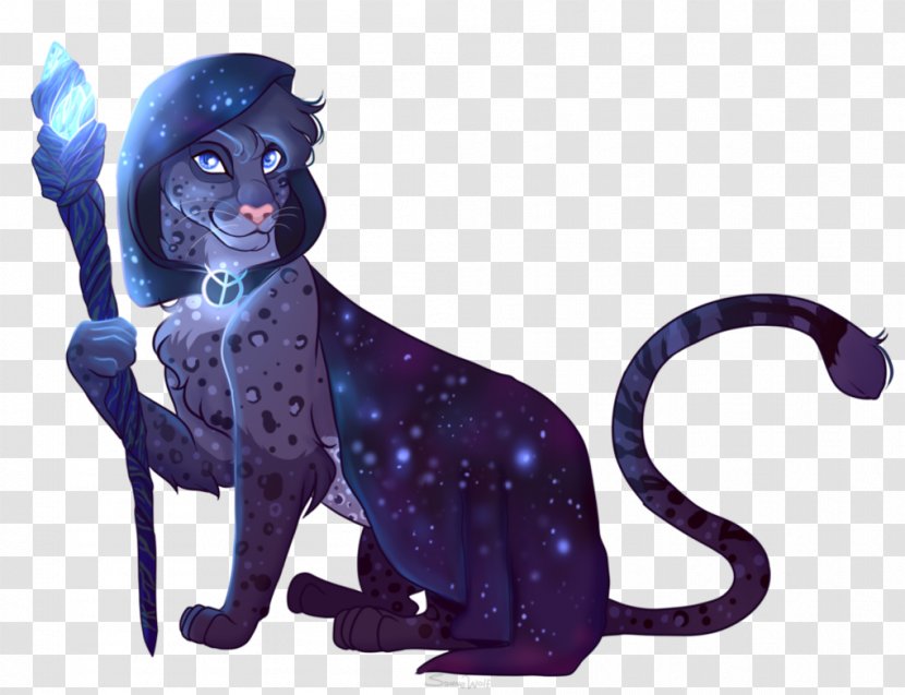 Big Cat Pet Illustration Purple Transparent PNG