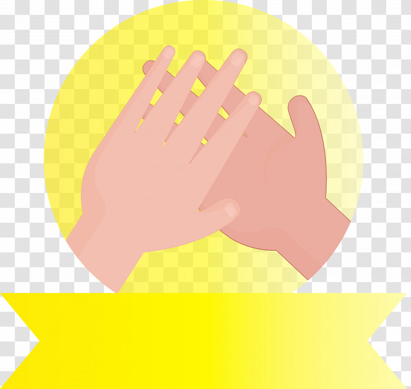 Hand Washing Hygiene Logo Hand Line Art Transparent PNG