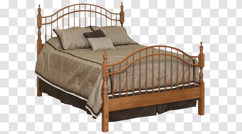 Bed Frame Bedroom Furniture Duvet Bedding - Wooden Transparent PNG