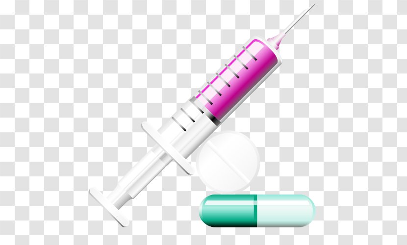 Cartoon Syringe - Injection Transparent PNG