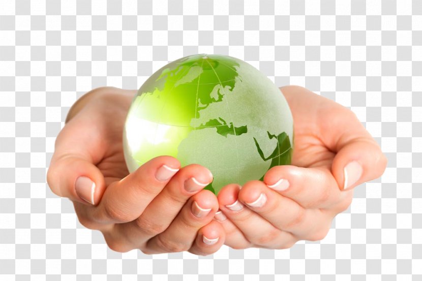 Earth Globe Hand Photography - Stock - Green Transparent PNG
