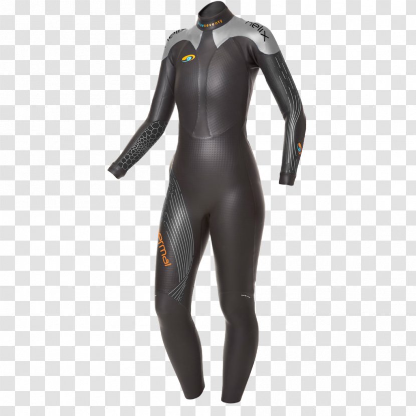 Wetsuit Triathlon Open Water Swimming - Suit Transparent PNG