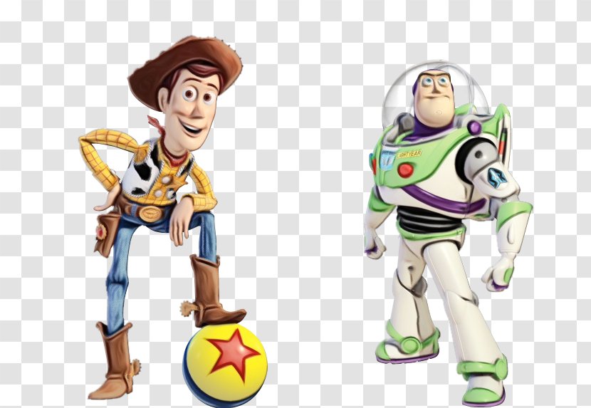 Sheriff Woody Buzz Lightyear Toy Story Playland Bullseye - Soccer Ball - Player Transparent PNG