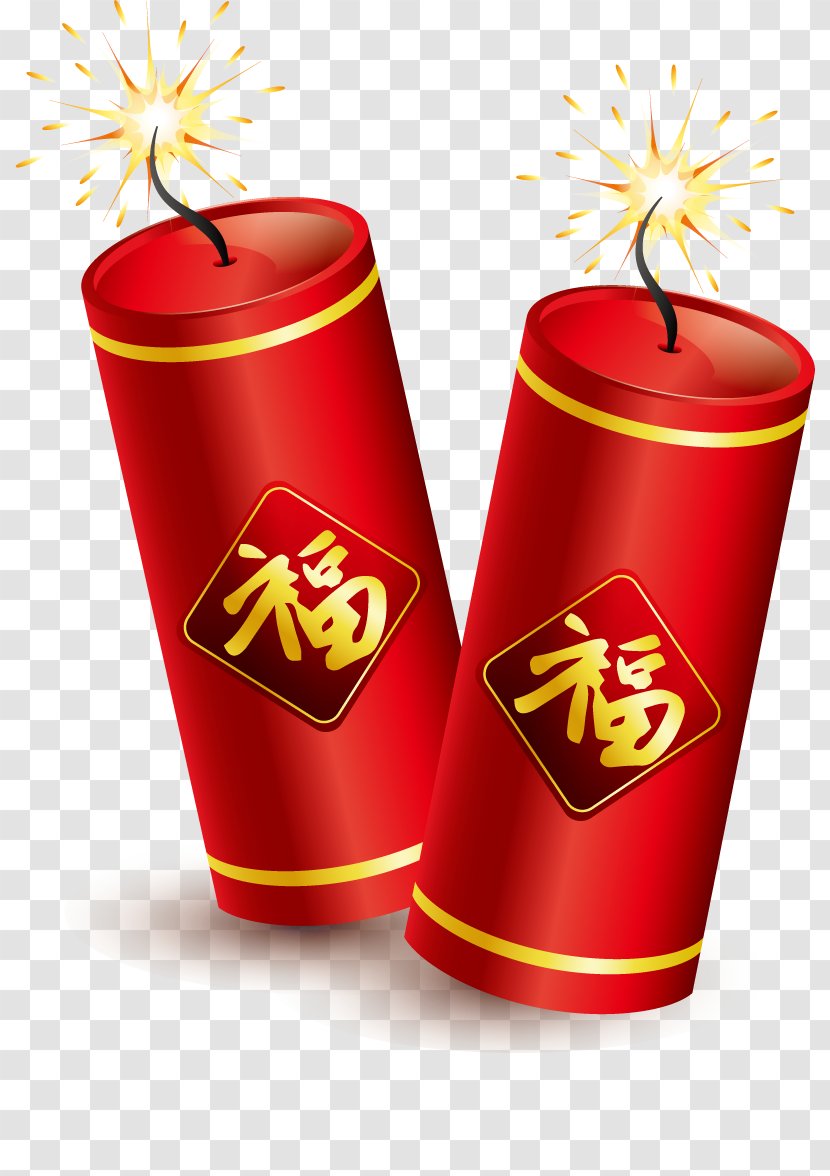 Firecracker Chinese New Year Japanese Fireworks Clip Art - Pint Us Transparent PNG