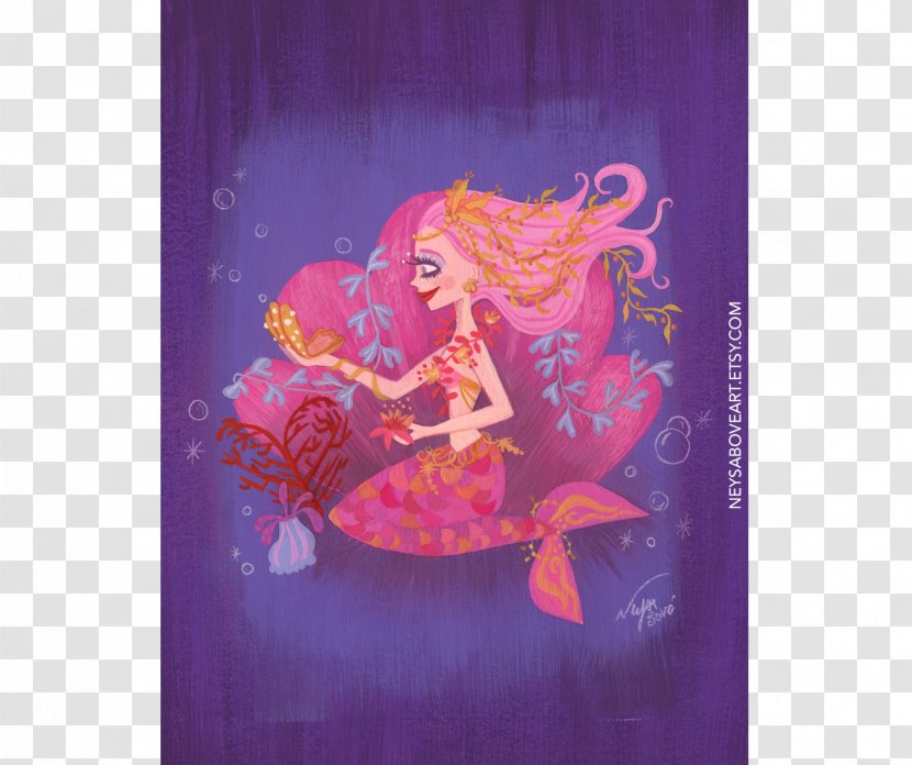 Artist Fashion Illustration - Mythical Creature - Mermaid Transparent PNG