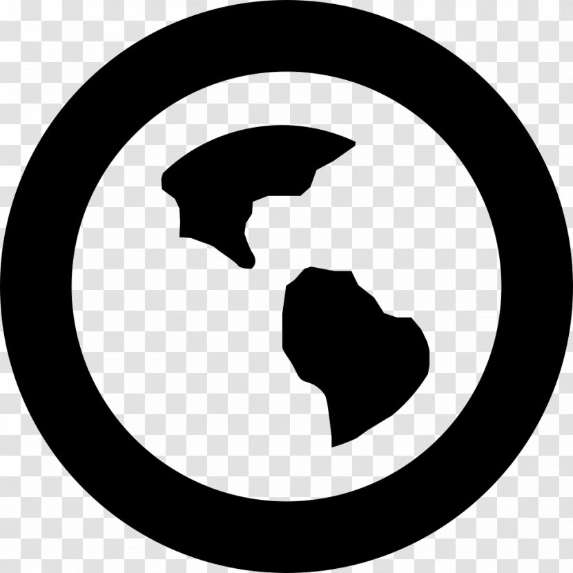 Clip Art - Crescent - Globe Icon Transparent PNG