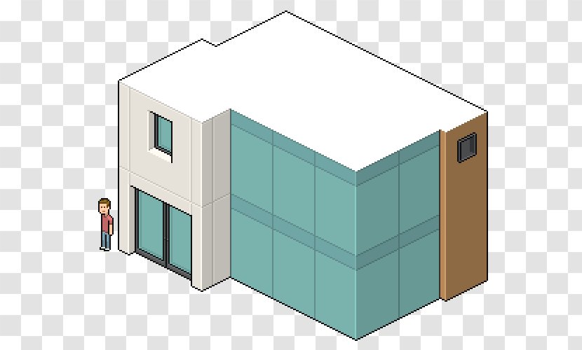 Window Building Pixel Art Architecture - Shed - Isometric Office Transparent PNG