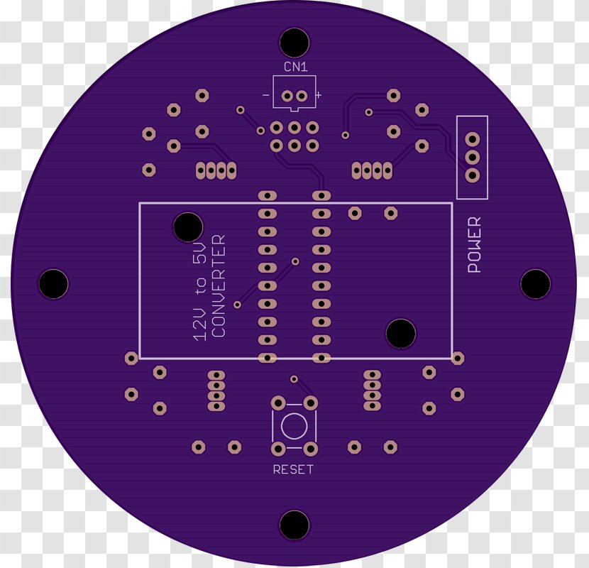 Circle MAX232 - Purple Transparent PNG