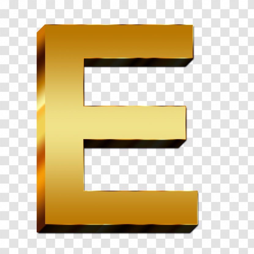 Letter Alphabet Zhe - Gold Letters Transparent PNG