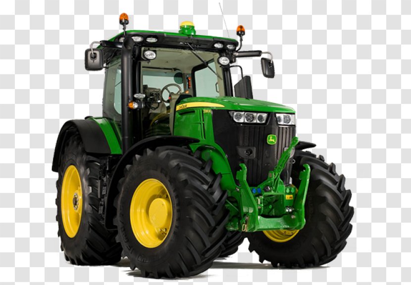 John Deere Tractor Heavy Machinery Agricultural - Engineering Transparent PNG