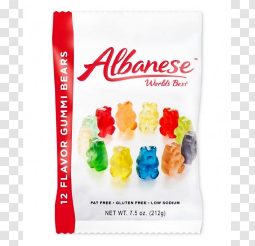 Gummy Bear Gummi Candy Albanese Flavor - Bears Transparent PNG