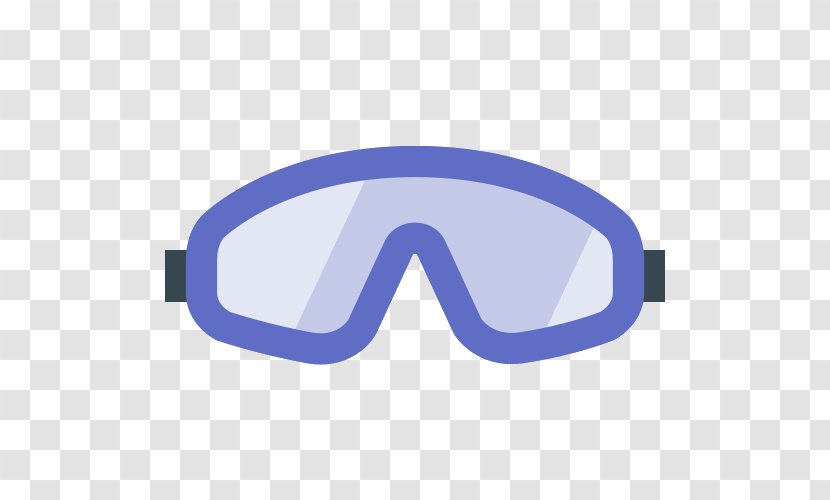 Goggles Parachuting Clip Art - Electric Blue - Gear Transparent PNG