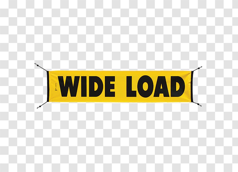 Vinyl Banners Oversize Load Flag Heavy Hauler - Yellow - Poster Transparent PNG
