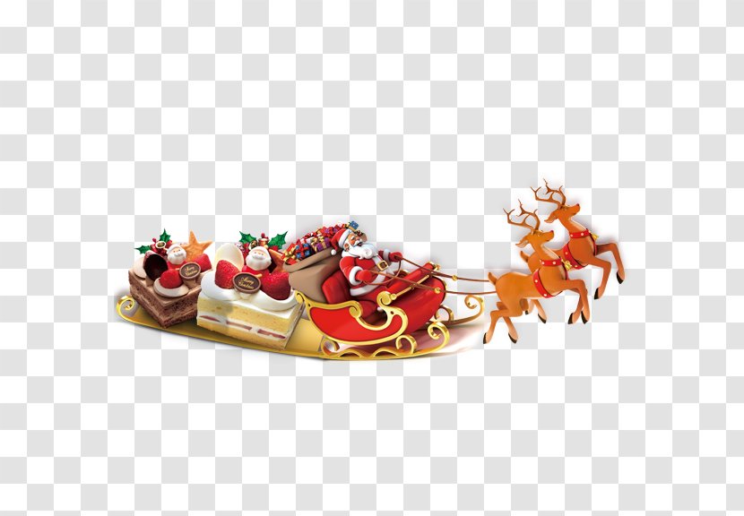 Santa Claus Reindeer Christmas - Gift - Sleigh Transparent PNG