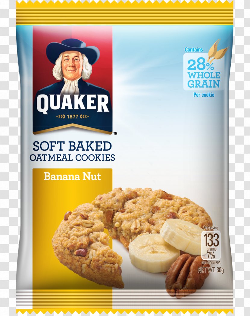 Biscuits Breakfast Cereal Oatmeal Raisin Cookies Quaker Instant Oats Company - Nutrition Facts Label - Biscuit Transparent PNG