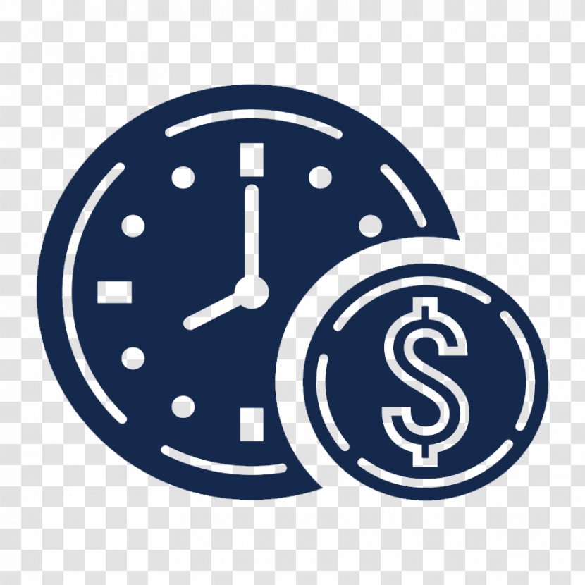 Time Is Equal To Money - Line Art - Symbol Transparent PNG