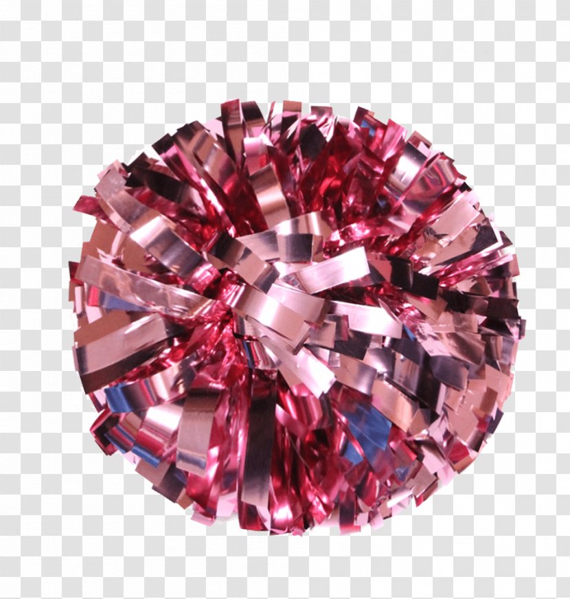 Pom-pom Paper Cheer-tanssi Metal Cheerleading - Jewelry Making - Silver Transparent PNG