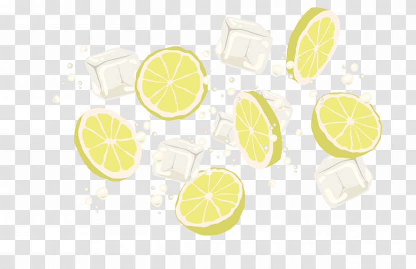Lemon-lime Drink Agriculture - Project - Vector Yellow Ice Lemon Element Transparent PNG