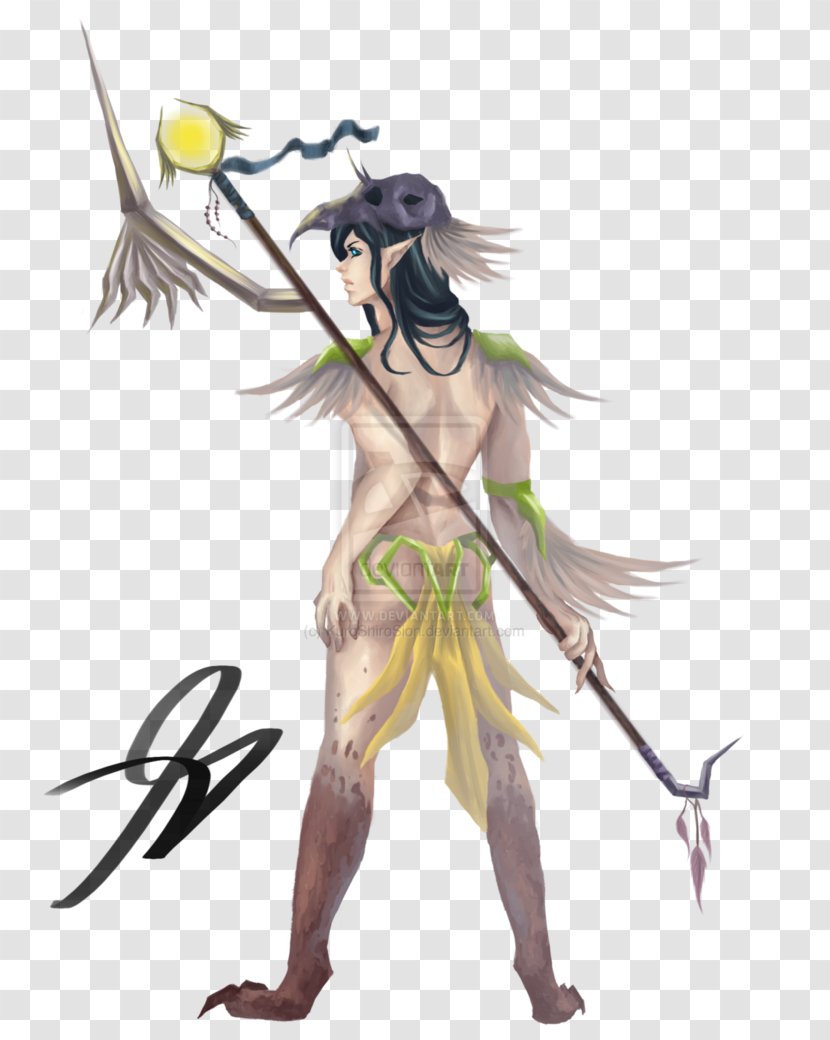 Elf Legendary Creature Costume Design Fantasy - Silhouette Transparent PNG