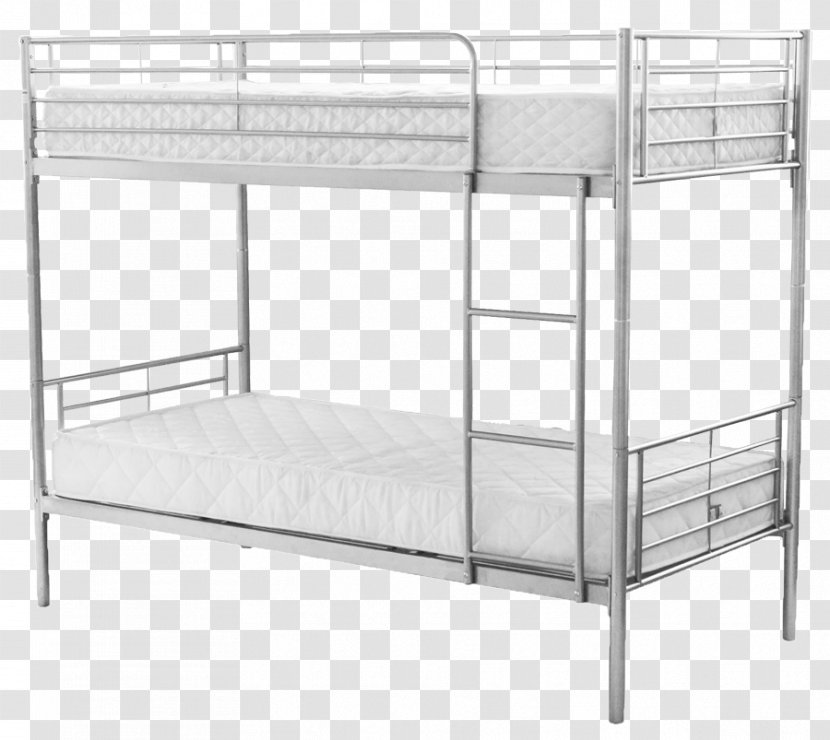 Bed Frame Bunk Furniture Mattress - Metal Transparent PNG