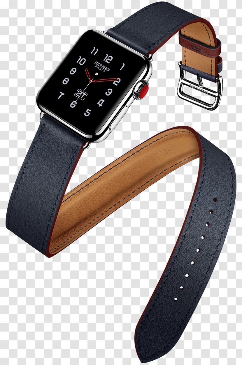 Apple Watch Series 3 Autumn 2018 Hermès - Stainless Steel Font Design Transparent PNG