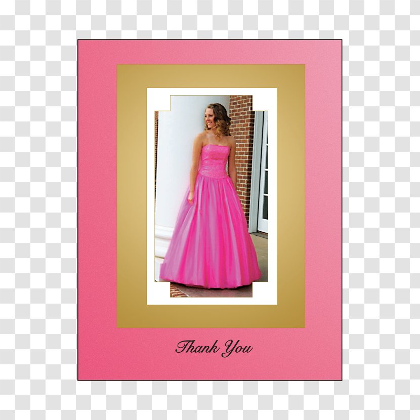 Gown Picture Frames Shoulder Pink M Pattern - Peach - Sweet Style Transparent PNG