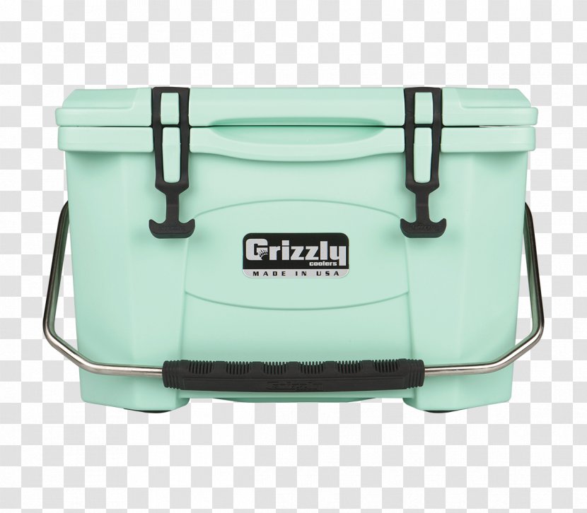 Grizzly 20 Cooler 15 Camping Outdoor Recreation - Fishing - Seafoam Transparent PNG