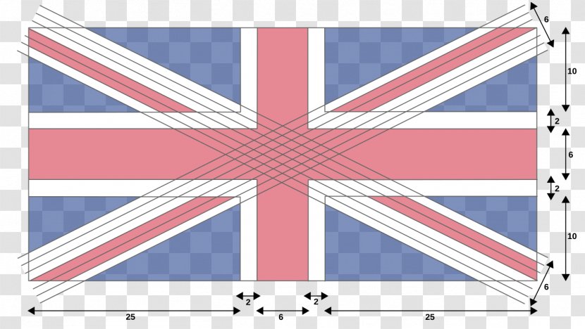 Flag Of The United Kingdom Jack States - Rectangle - France Transparent PNG
