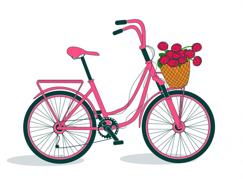 Bicycle Baskets Clip Art - Vehicle Transparent PNG