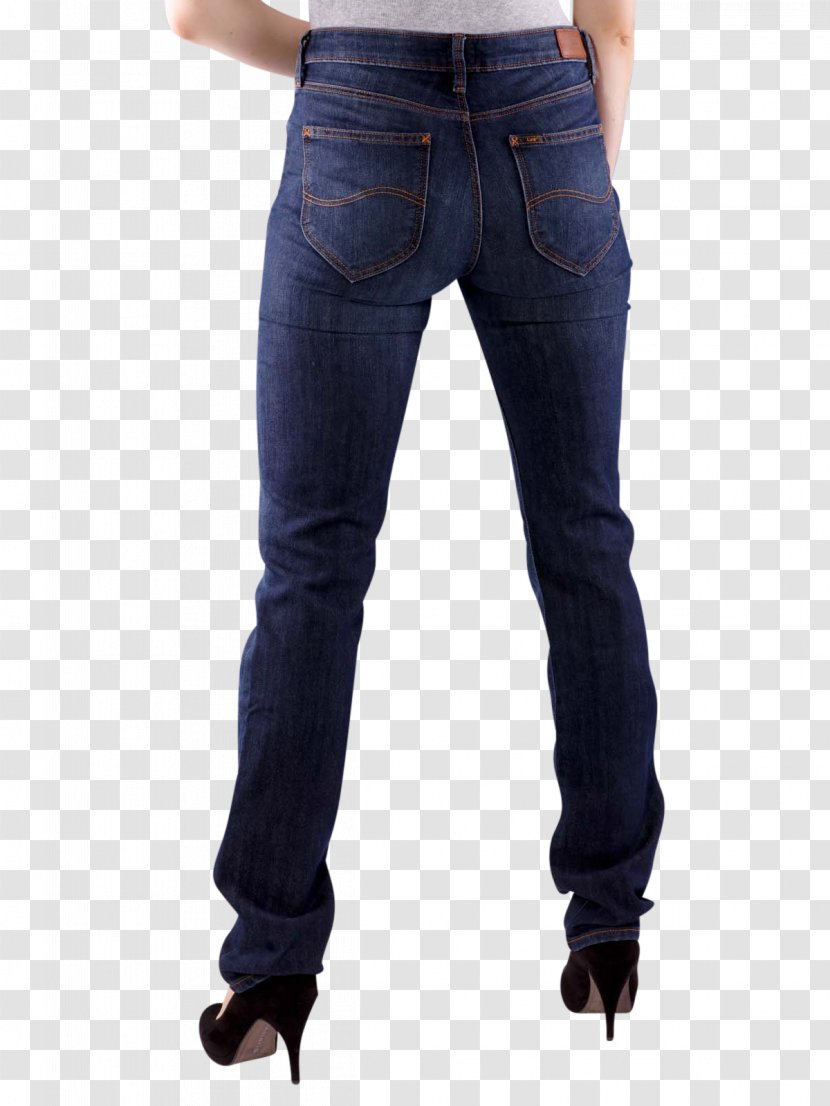 Slim-fit Pants Lee Jeans Denim - Blue Transparent PNG