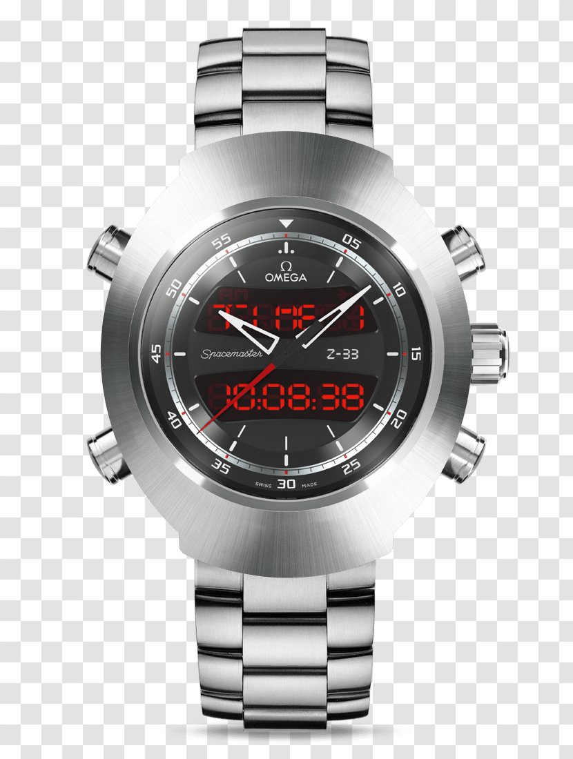 Omega Speedmaster SA Watch Chronograph Quartz Clock - Retail - Hands 90 150 Transparent PNG