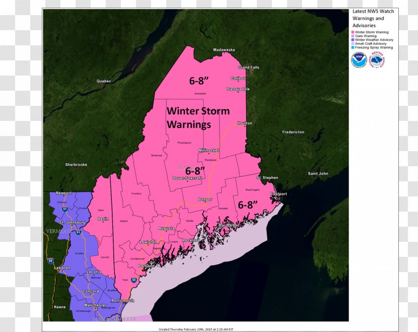 Maine Map Tuberculosis - Storm Effect Transparent PNG