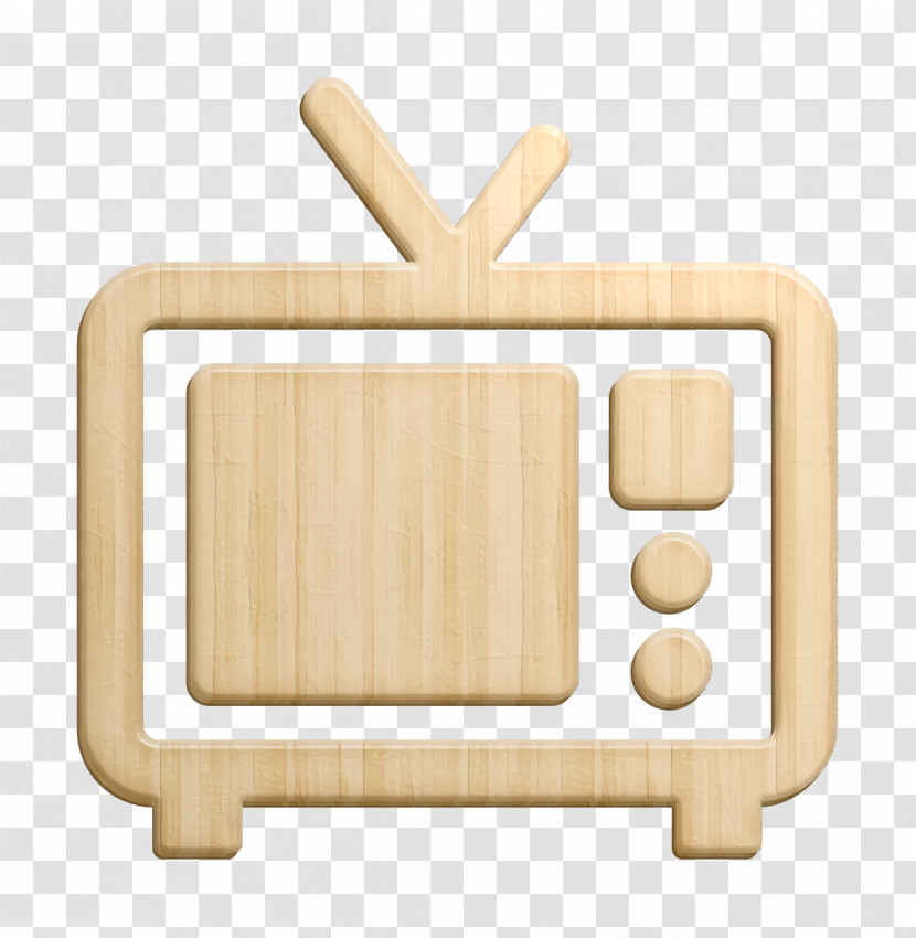 Television With Antenna Icon Cinetomatographicons Icon Tv Icon Transparent PNG