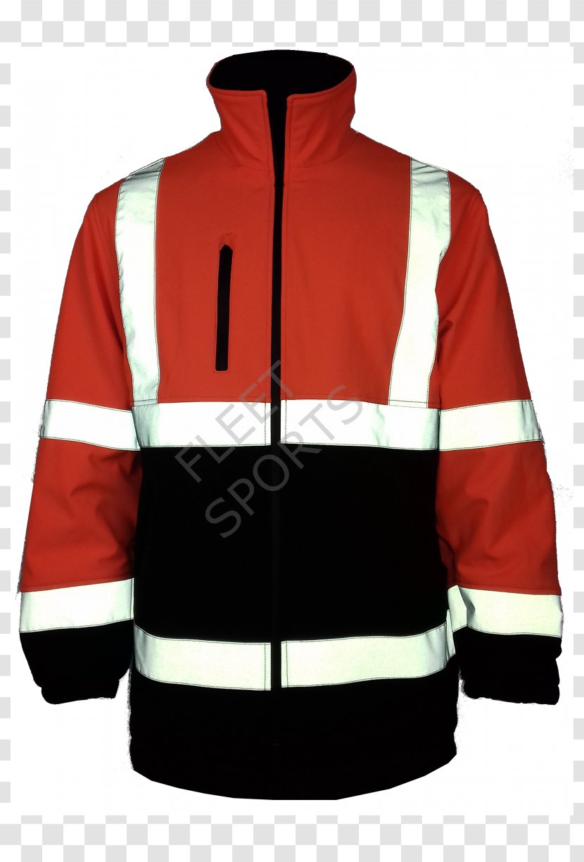 Leather Jacket Polar Fleece Clothing Lining - Strap - Safety Transparent PNG