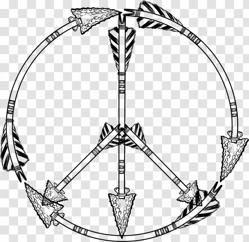 Line Art Peace Symbols Sign Clip - Symmetry - Symbol Transparent PNG