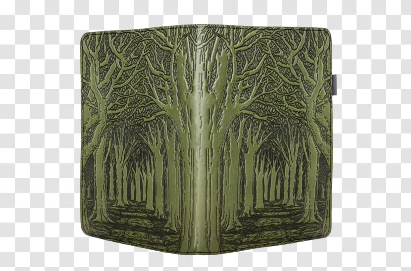 Letherwerks Notebook Tree Leather Pen - Grass - Pattern Penholder Transparent PNG