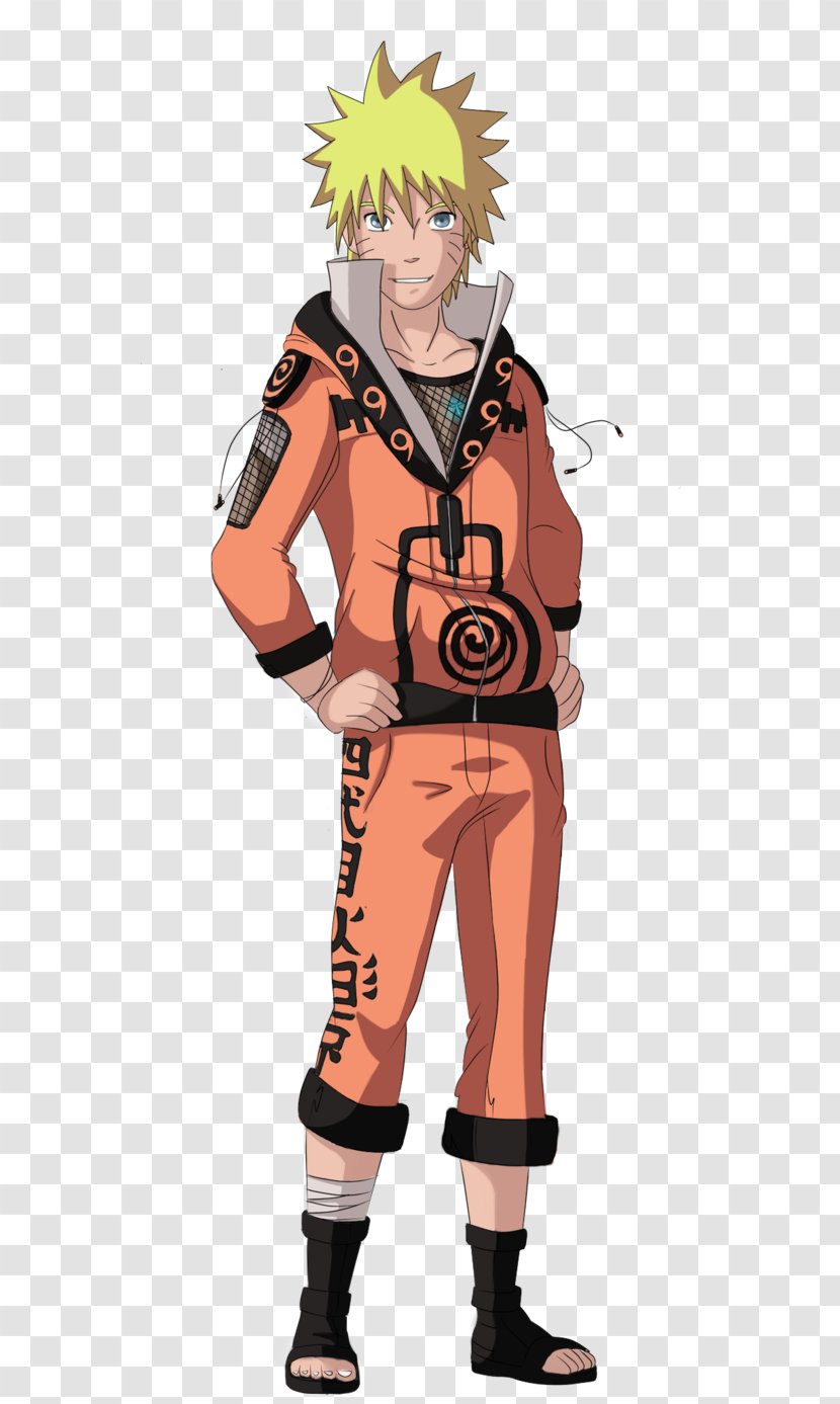 Naruto Uzumaki Costume Sasuke Uchiha Clothing - Cartoon Transparent PNG