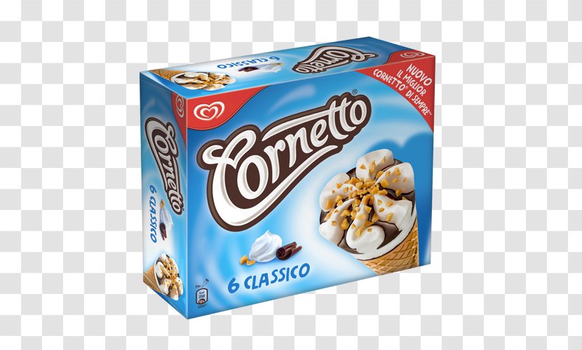 Ice Cream Cones Cornetto Algida Mercogel Casapulla - Ingredient Transparent PNG
